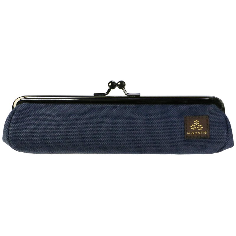 watona Canvas Purse MiniPEN (Mini Pencil Case), Midnight Blue, Pen