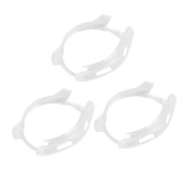 Housoutil 3pcs Transparent Protective Case Cover for Watch Full Anti-Scratch Material Easy Access to Ports and Buttons Elegant Design for Smartwatch Users