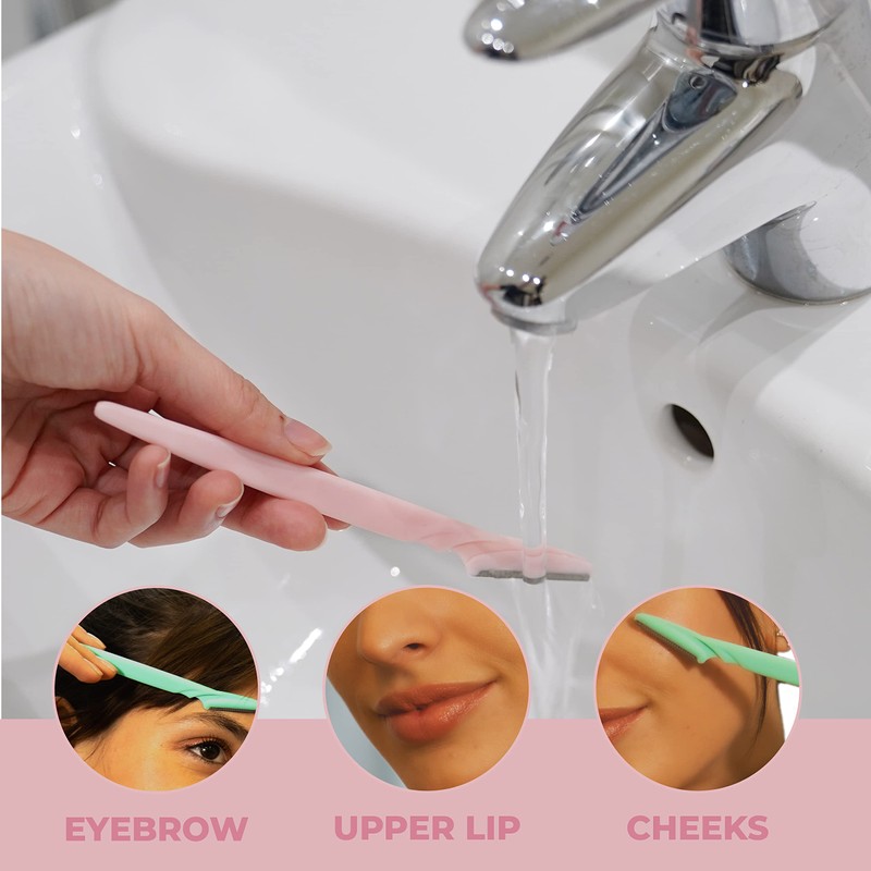 Fine Lines - Eyebrow Razor - Pack of 6, with
