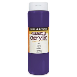 Daler-Rowney Graduate Acrylfarbe, 500-ml-Flasche, Violett