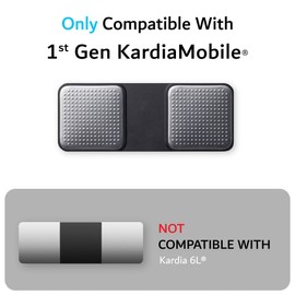 TUDIA Leather Magnetic Ultra Slim Protective Case Compatible with KardiaMobile ECG Heart Monitor, KardiaMobile Case, KardiaMobile ECG Heart Monitor Protective Case (Blue)