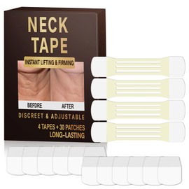Invisible Elastic Neck Lift Tape for Double Chin & Neck Wrinkle Tightening