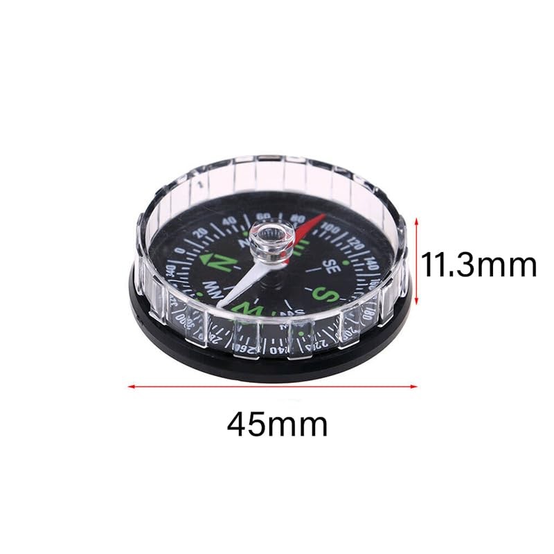 1 x Mini Pocket Compass Outdoor Sports Camping Hiking Navigation