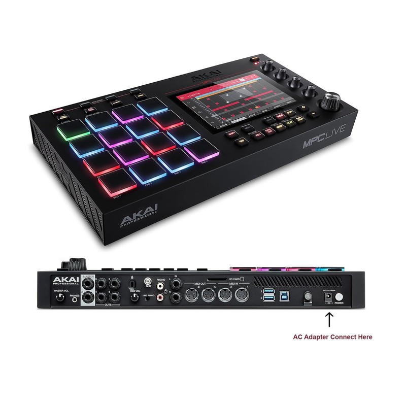 AC Adapter Power Supply Compatible with Akai Professional MPC Live