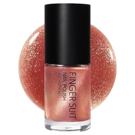 Fingersuit Nail Polish, 1 pc, 8ml, Veiled Rouge / 핑거수트 네일 폴리쉬, 1개, 8ml, 베일드 루즈