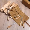 ieron Waxed Canvas Roll Bag - Hand Tool Organizer with