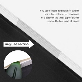 Paul Rubens - Bloque de papel para acuarela, cubierta de cuero de primera calidad, papel prensado en caliente para acuarelas y bloques para humedad media, 150 libras, 20 hojas