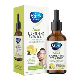 Karis Naturals Lemon Glow Face Serum – Daily Hydration for Radiant Skin, Lightweight Non-Greasy Formula, 1.7 fl oz (50ml)