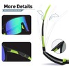 Bevi Sports Sunglasses Polarized Lens with TR90 Durable and Flexible