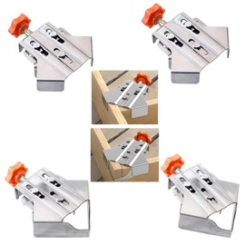 Set of 4 Angle Tensioners - Angle Clamp Metal, Stainless Steel Corner Clamps, Adjustable, Single Handle, Angle Clamp Stainless Steel for Woodworking, Engineering, Photo Frame