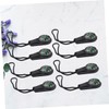 KOMBIUDA 8PCS Mini Compass Keychain with Lanyard Portable Outdoor Pendant