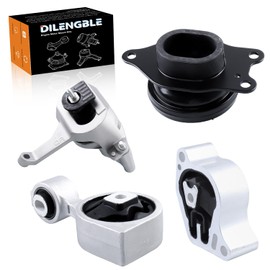 Engine Motor Mount & Trans Mount Replacement for 2007 2008 2009 2010 2011 2012 2013 2014 2015 2016 2017 Altima (2.5L Engine, Automatic Transmission), Engine Mount Set of 4 Replaces OE# A4339