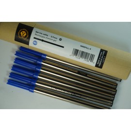 Cross Medium Point Rollerball Gel Ink Refills for Selectip Rollerball Pens, 6ct/pk (New Version) (Bulk Pack of 6/Pack) in Storage Tube ( Blue)