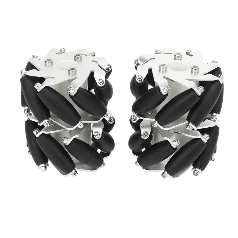 4Pcs 60mm Omnidirectional Wheel Aluminum Alloy Omni Directional Wheel Set