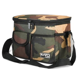 Tirrinia Insulated Lunch Box for Women Men, Leakproof Reusable Lunch Bag Containers for Adult,Working,Office,Lunch Soft Cooler Bag Tote for Picnic Hiking BeachCamo