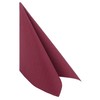 50 APARTina Napkins Fabric-Like Airlaid Plain Colour: Berry Size: 40
