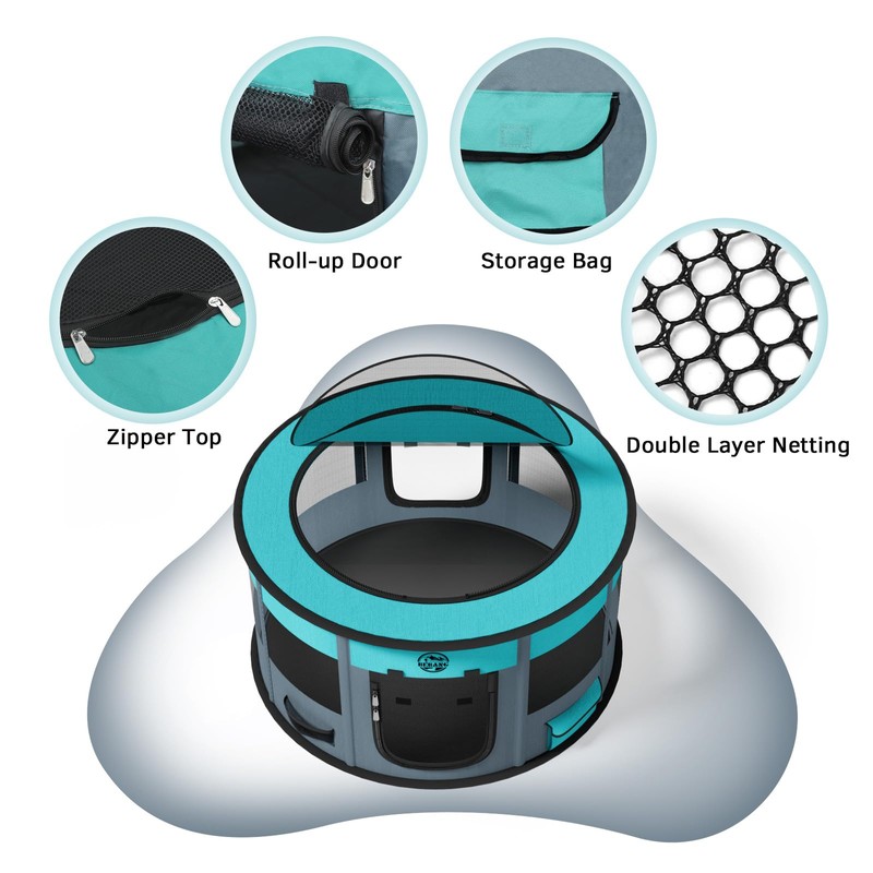 Dog Playpen Puppy Play Pen Indoors Pet Crate Small Dog