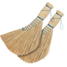 Redecker Whisk Brush, Dutch-Style, Set of 2, 12-1/2 inches, Sturdy Hand Brush for Indoor and Outdoor Use, Stiff Bristle Design Easily Cleans Floor and Car Mats