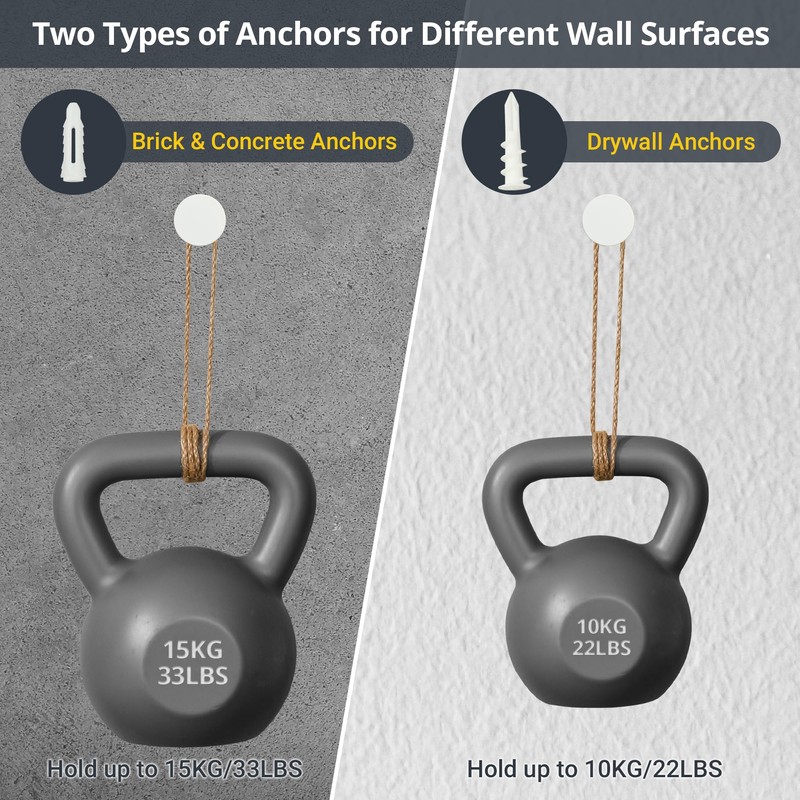 SAYAYO Coat Hooks Wall Mounted 4PCS White Door Hooks for