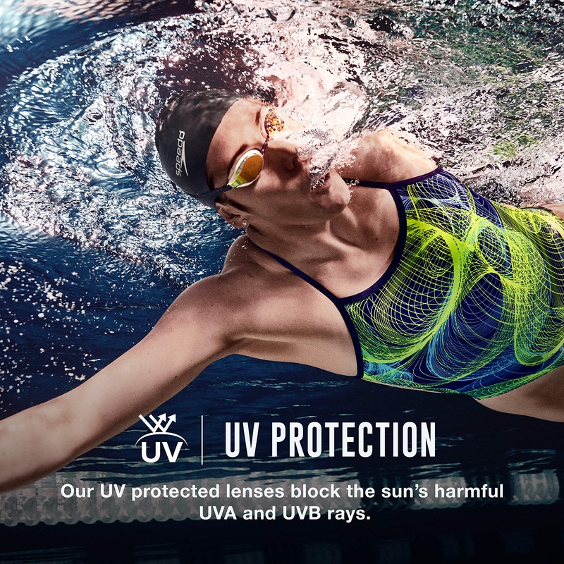 Speedo anteojos de natación unisex para adultos, Speed Socket 2.0,
