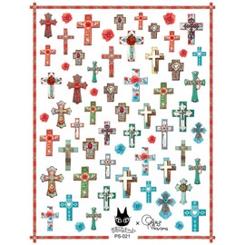 Bettygel Whimsical Decal Mexican Cross