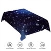 TTQYFNM 54x108inches Dark Blue Starry Night Sky Tablecloth Galaxy Stars