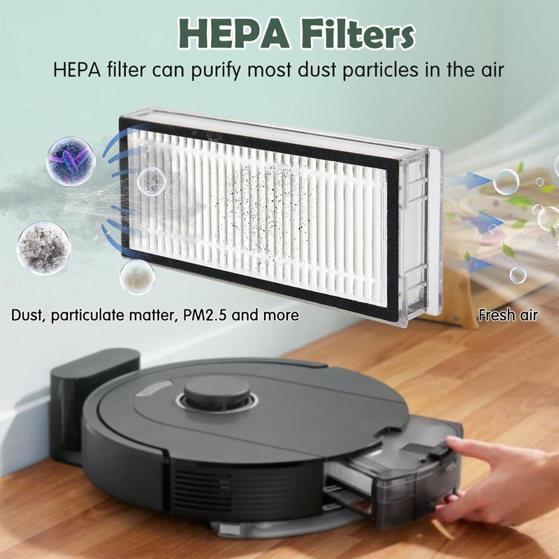JIEYOUTA Kit de Accesorios de Repuesto para Aspiradoras Robóticas Compatibles
