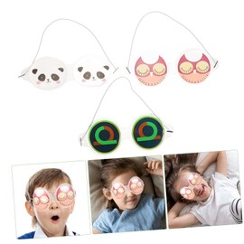 Healeved 3pcs Animal Cold Compress Eye Patch Light-blocking Eye Protection Patch for Children Pvc Eye Masks Cooling Eye Patches Cooling Eye Pads Eye Mask Cold Ice Cooling Mask Cold Eye Mask