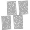 Beavorty 4sheet Christmas Nail Stickers Snowflake Nail Decals Easy to