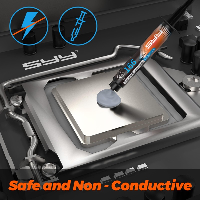 SYY Thermal Paste CPU with Toolkit, CPU Paste Thermal Compound