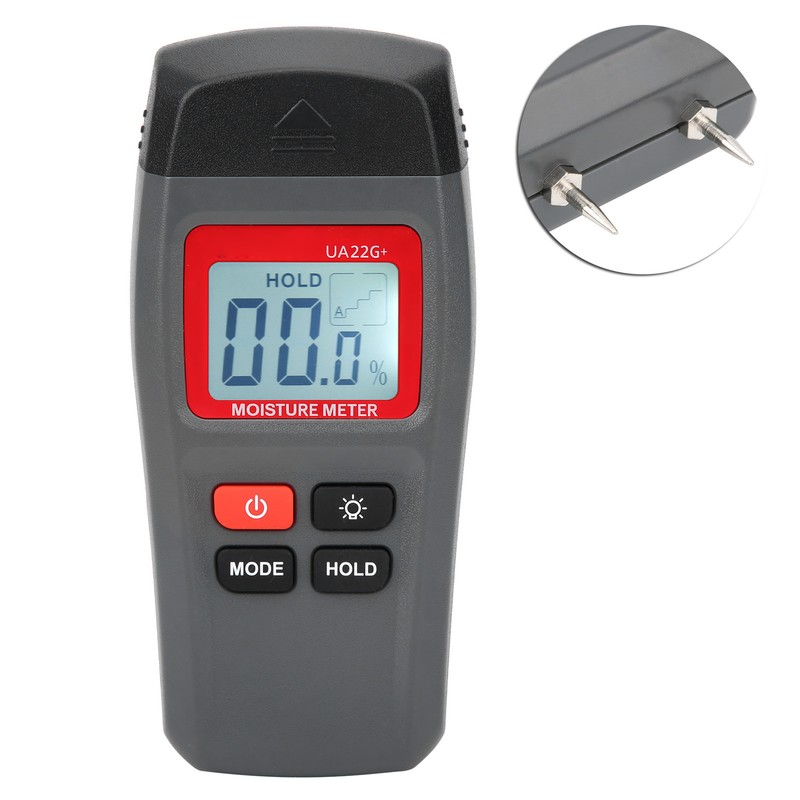 UA22G+ Professional Wood Moisture Meter Portable Timber Humidity Tester Damp