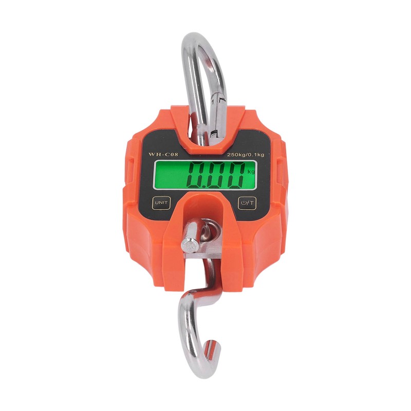 Mini Digital Crane Scale 250kg Range Portable Detachable LCD Display