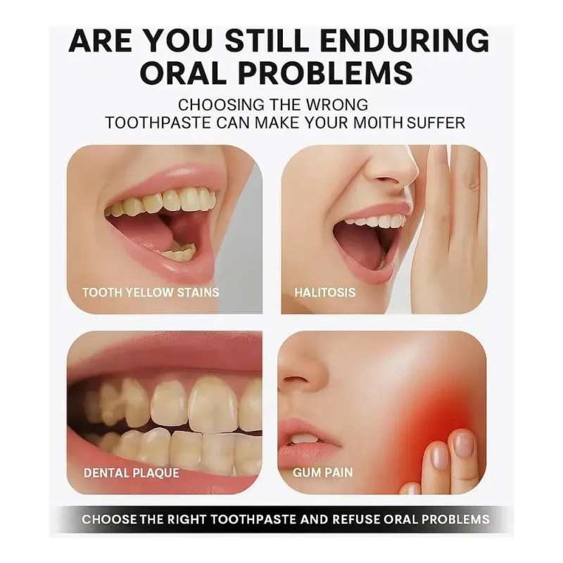 Crema Dental Nano Hidroxiapatita Esmalte Diente Sensibilidad