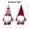 DUJSRZL Christmas Gnomes Knitted Plush Santa Claus Handmade Table Decorations
