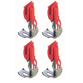 cyclingcolors 4X Sink Mounting Clamps Bracket Holder Stainless Steel Screw washbasin Clip Adjuster 30x42mm