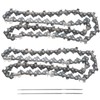 Hoypeyfiy 2Pcs 8 Inch Mini Chainsaw Chain, 043" Gauge 1/4"