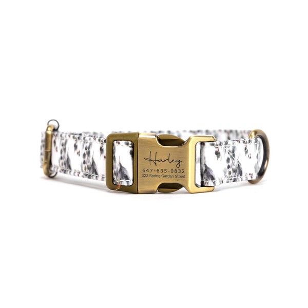 Personalized Dog Collar with Name and Phone Number Engraved,Quick Release