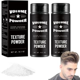 Texture Powder for Men, Volume Powder Hair, 2 Pieces Hair Powder, Men Styling, Based Texture Powder, Volume Sytling Powder with Matte Effect, Easy to Apply for Thinning and Fine Hair