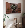 Yirinatek Electronic Dart Board, Decorative Dart Board Cabinet Set for