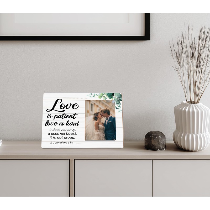 Christian Wedding Picture Frame for Newlyweds