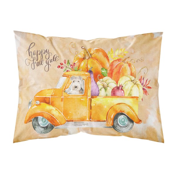Caroline's Treasures CK2624PILLOWCASE Fall Harvest Lakeland Terrier Fabric Standard Pillowcase