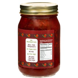 Green Jay Gourmet Strawberry Jalapeno Jam - All-Natural Strawberry Jam with Fresh Strawberries, Jalapeno Peppers & Lemon Juice - Vegan, Gluten-free Jam with No Preservatives - Made in USA - 20 Ounces