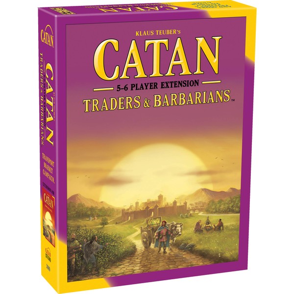 CATAN Traders and Barbarians Board Game Extension Allowing a Total of 5 to 6 Players for The CATAN Traders and Barbarians Expansion | Board Game for Adults and Family | Made by Catan Studio
