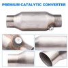 Yeoflagtrade Catalytic Converter 3 Inch 2 Pcs, High Flow Universal