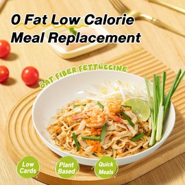 MOKI Oat Fiber Fettuccine, Low-Carb Shirataki Pasta 12 Pack, Keto & Paleo-Friendly, Gluten-Free, Vegan, Low-Calorie, Oat Flavor 3.53 oz