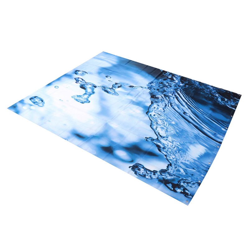 Shower Curtain Set Waterproof Hanging Bath Curtain with Rings Bathroom