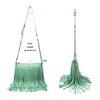 Solene Fringe Crossbody Shoulder Bag with Strap, Tassel Messenger bag,