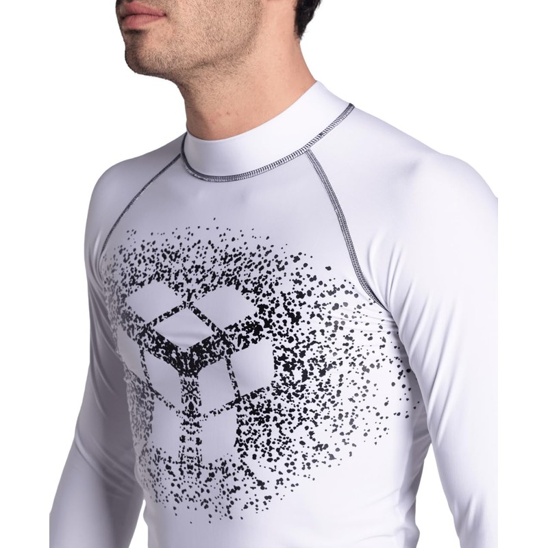ARENA Men's Rash Vest L/S Graphic Shirt (Pack of 1)