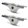 MroMax 2Pcs 23mm/0.91" Dia Screen Door Rollers Nylon White Sliding