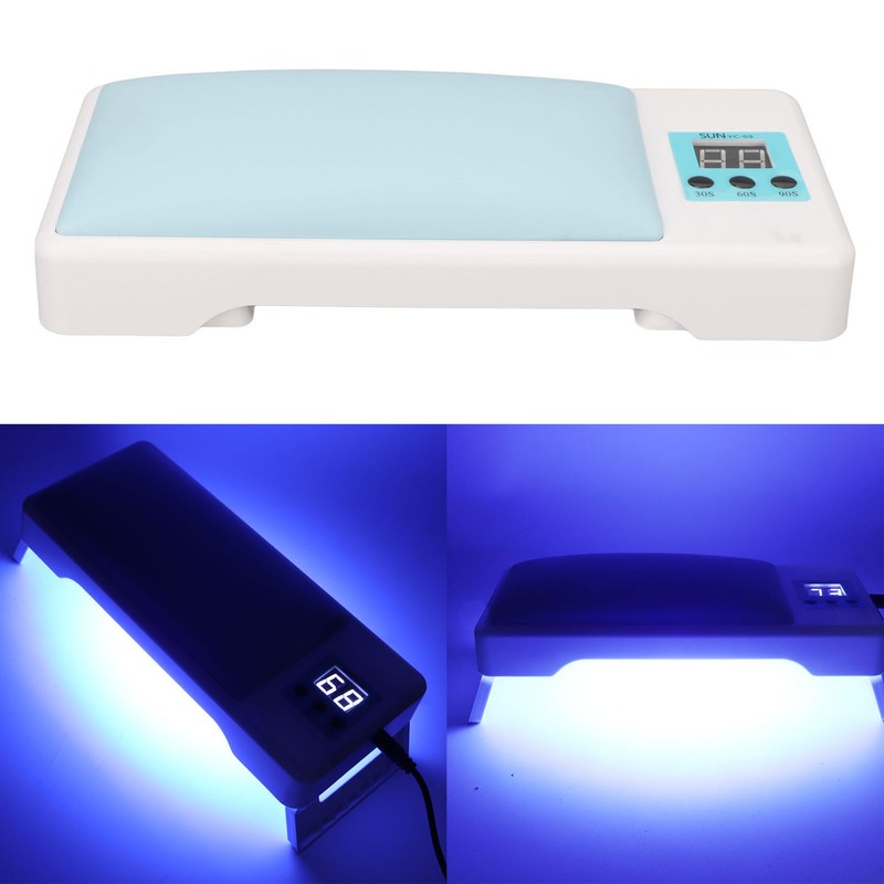 UV LED Nail Lamp with Hand Pillow Folding Portable Gel